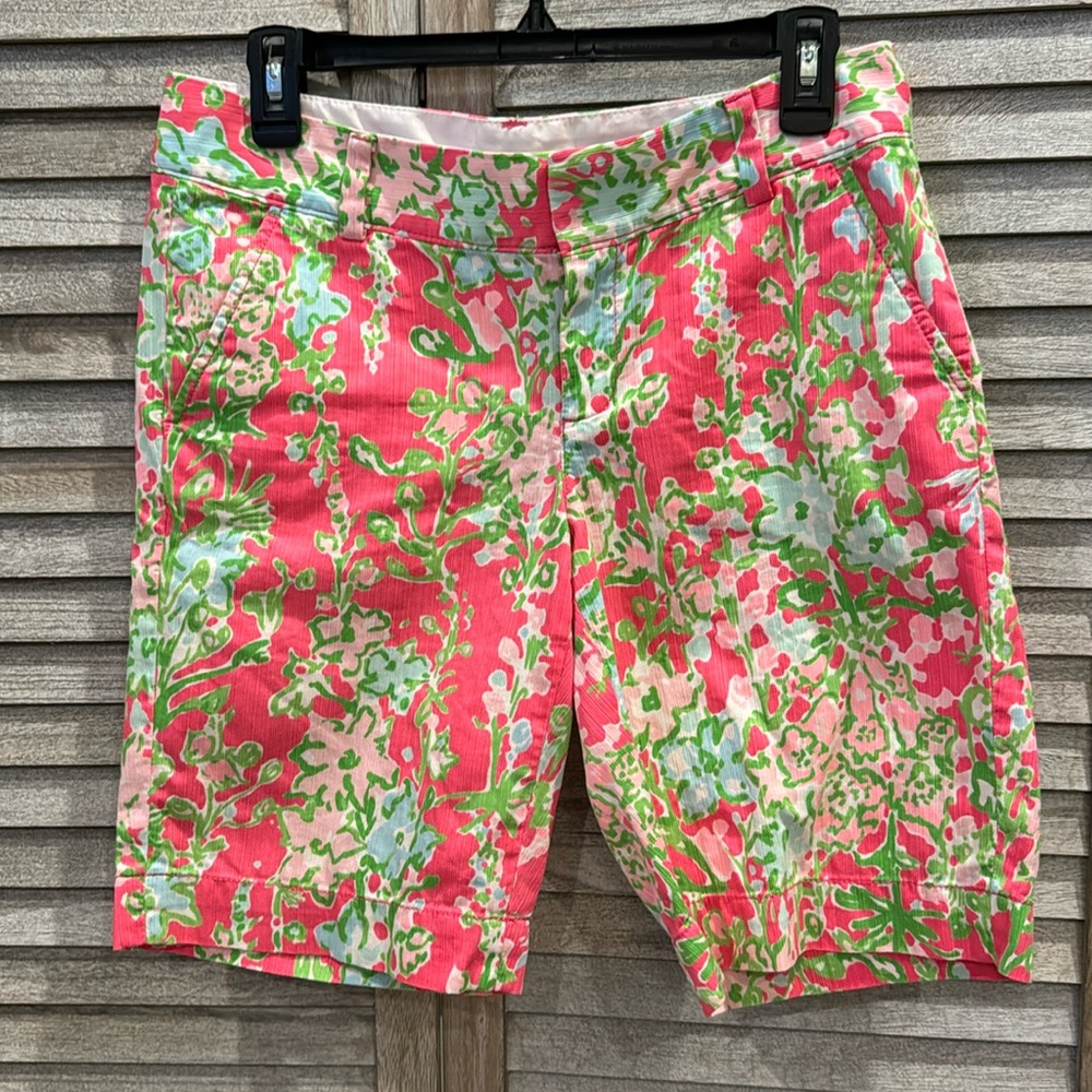 Lilly Pulitzer Pink Floral Women's Shorts
